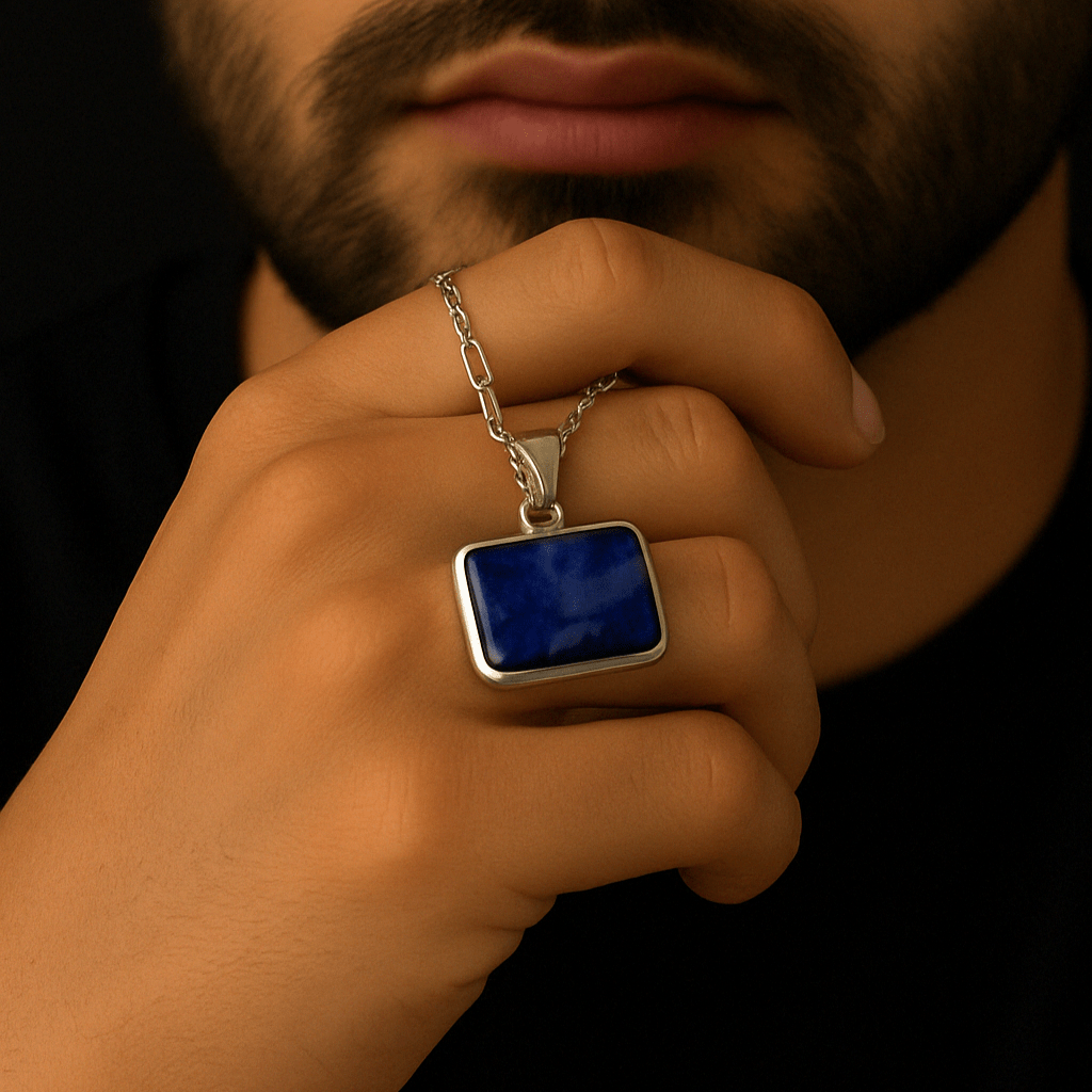 EGEO Legacy — LapisLazuli Necklace Silver 950 - nativosjewelry