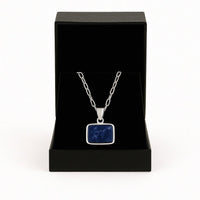 Thumbnail for EGEO Legacy — LapisLazuli Necklace Silver 950 - nativosjewelry