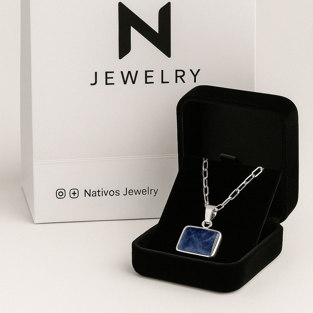 EGEO Legacy — LapisLazuli Necklace Silver 950 - nativosjewelry