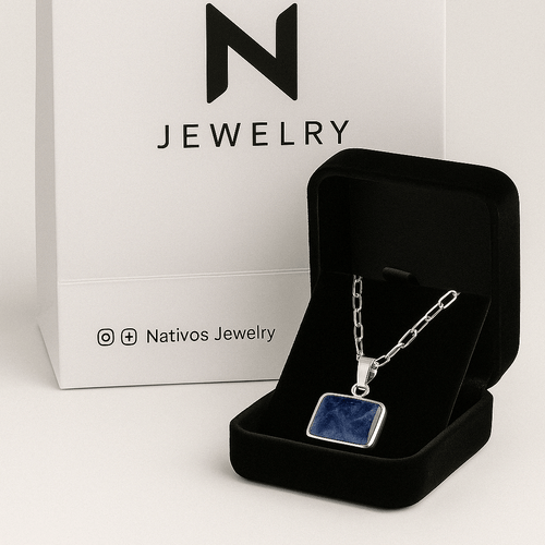 EGEO Legacy — LapisLazuli Necklace Silver 950 - nativosjewelry