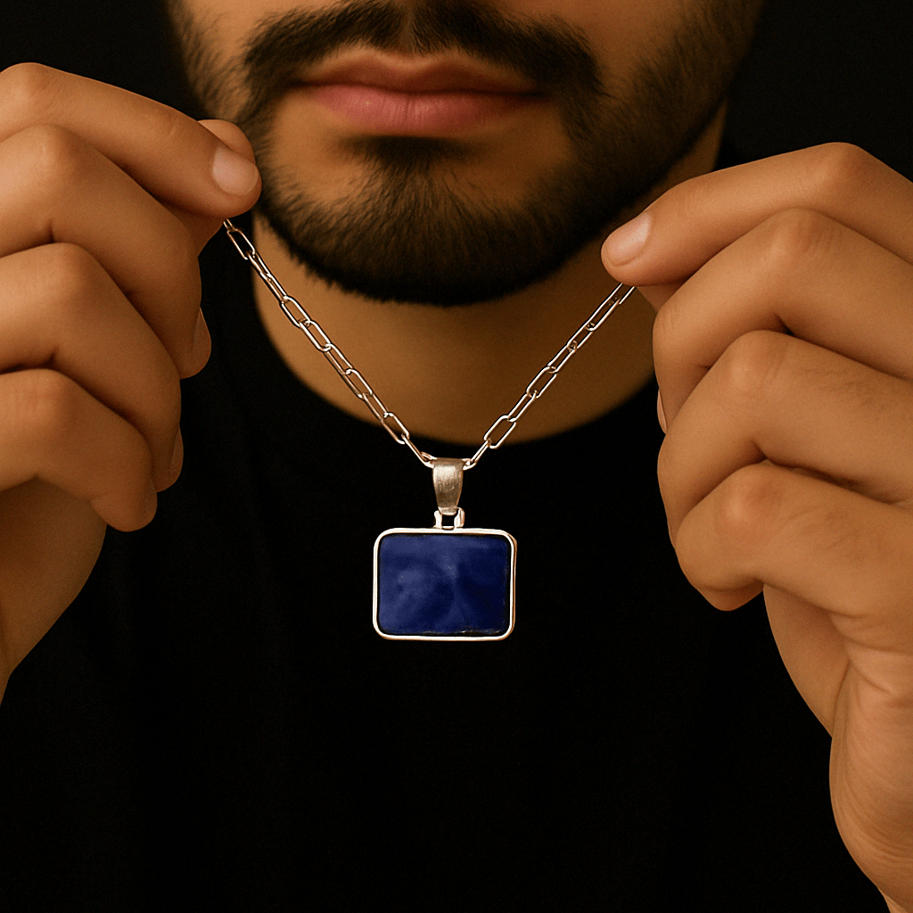 EGEO Legacy — LapisLazuli Necklace Silver 950 - nativosjewelry