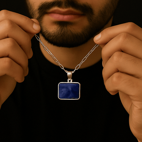 EGEO Legacy — LapisLazuli Necklace Silver 950 - nativosjewelry