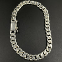 Thumbnail for Juego Cadena y pulsera de Plata 950 modelo lomo de corvina 5mm - nativosjewelry