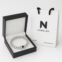 Thumbnail for Miami Clásica 9mm — Silver Cuban Bracelet 999 (21cm) - nativosjewelry