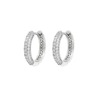 Thumbnail for Aretes de Aro Hombre Plata con Circones – Joyería de Lujo Masculina - nativosjewelry