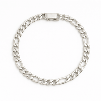 Thumbnail for Fígaro Clásico 3mm — Silver Bracelet 950 - nativosjewelry