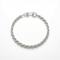 Thumbnail for Rope Diario 2mm — Silver Rope Bracelet 950 - nativosjewelry