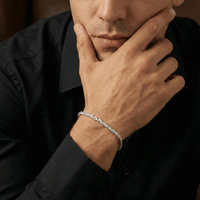 Thumbnail for Rope Diario 2mm — Silver Rope Bracelet 950 - nativosjewelry