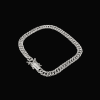 Thumbnail for Malla Cubana Equilibrio 5mm — Silver Cuban Bracelet 950 - nativosjewelry