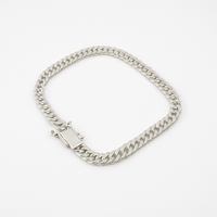 Thumbnail for Malla Cubana Equilibrio 5mm — Silver Cuban Bracelet 950 - nativosjewelry