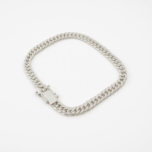 Malla Cubana Equilibrio 5mm — Silver Cuban Bracelet 950 - nativosjewelry
