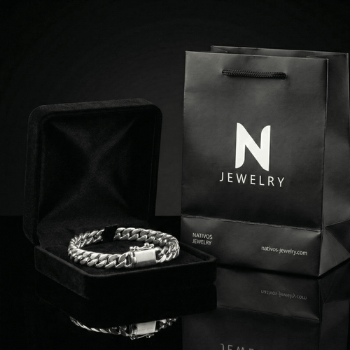 Lomo Presencia 6mm — Silver Bracelet 950 - nativosjewelry