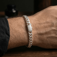 Thumbnail for Lomo Presencia 6mm — Silver Bracelet 950 - nativosjewelry