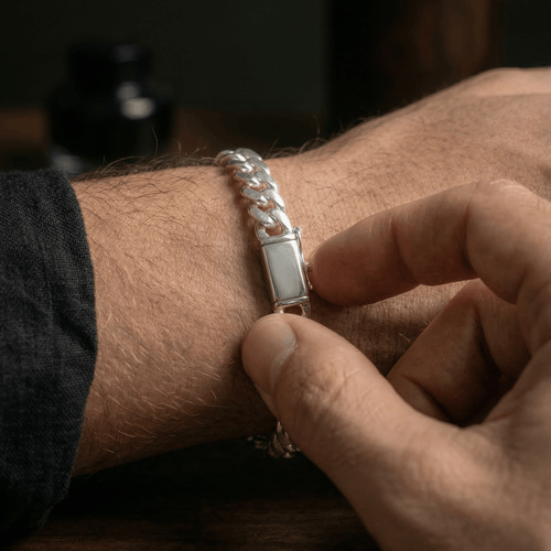 Lomo Presencia 6mm — Silver Bracelet 950 - nativosjewelry