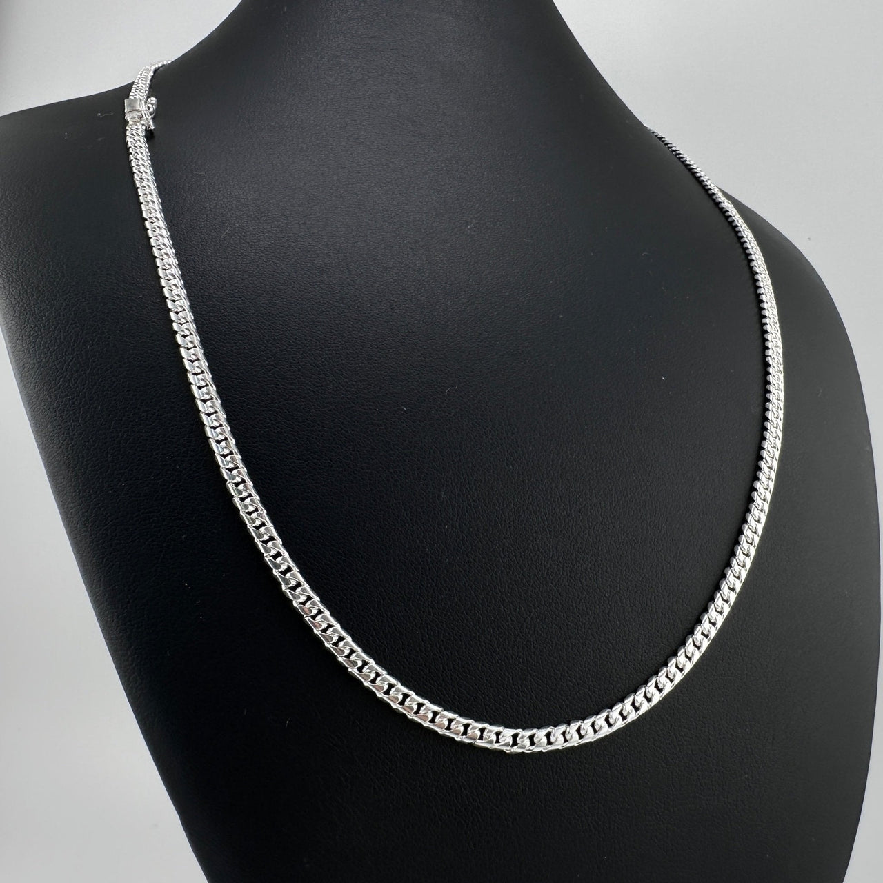 Cadena Lomo de Corvina 5mm Planchada Plata 950 Hombre - nativosjewelry