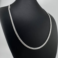 Thumbnail for Cadena Lomo de Corvina 5mm Planchada Plata 950 Hombre - nativosjewelry