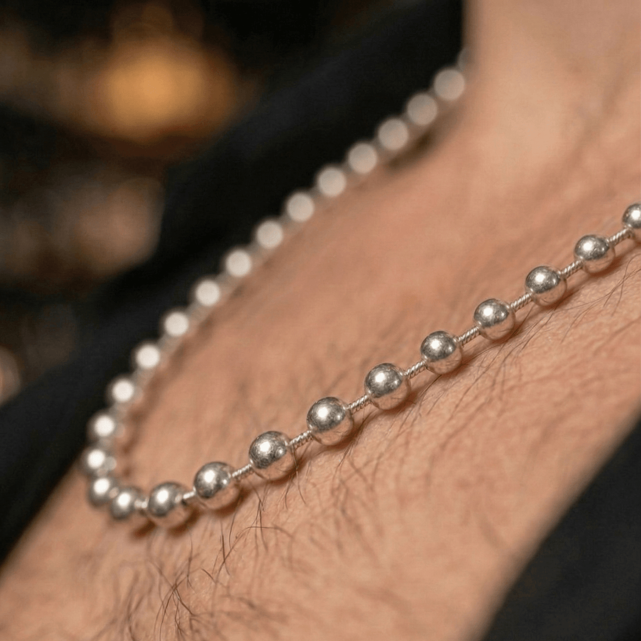 Set Cuentas — Cadena y Pulsera Plata 950 - nativosjewelry