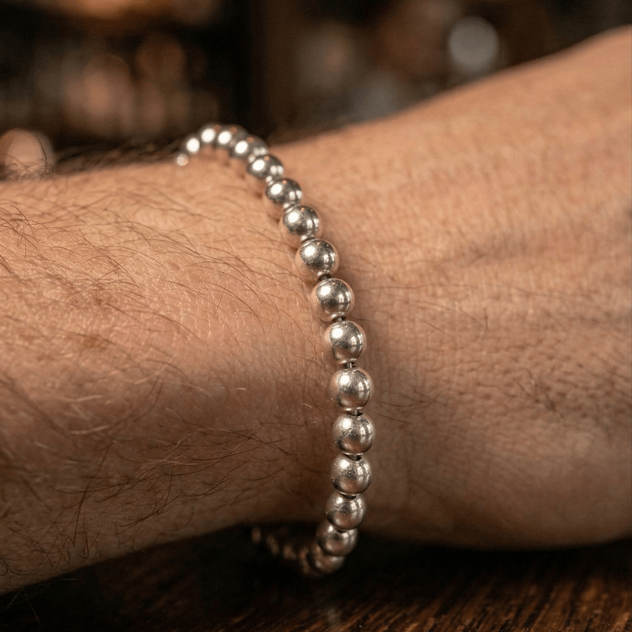 Set Cuentas — Cadena y Pulsera Plata 950 - nativosjewelry