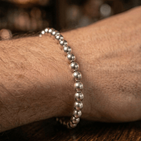 Thumbnail for Set Cuentas — Cadena y Pulsera Plata 950 - nativosjewelry