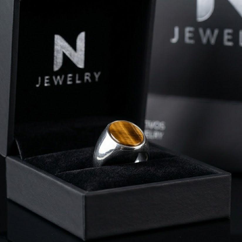 Freedom Tiger — Tiger’s Eye Ring Silver 950