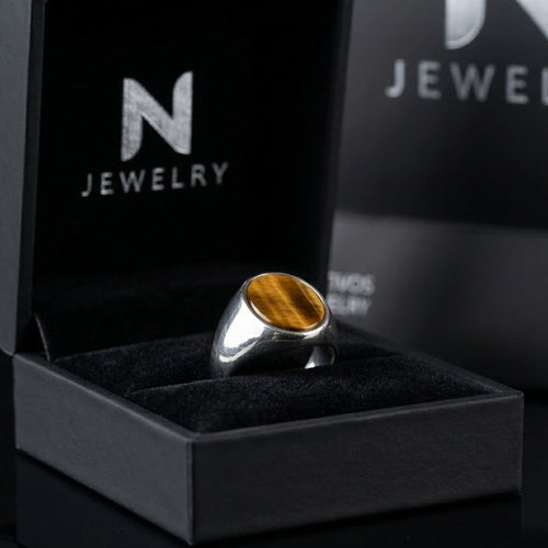Freedom Tiger — Tiger’s Eye Ring Silver 950