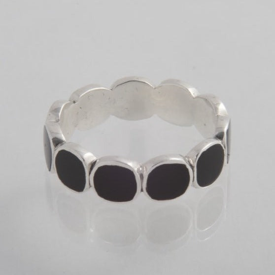 Ring Onyx Wheel Plata Ley 950