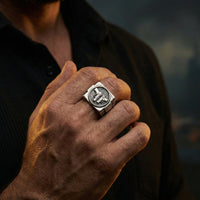 Thumbnail for Pistol Scale — Anillo Plata 950