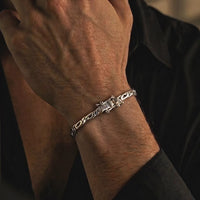 Mónaco Sutil — 3 mm Silver Bracelet 950