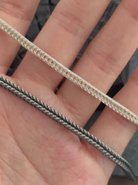 Espiga Elección — 2mm Silver Bracelet 950 (Bright or Burnished)