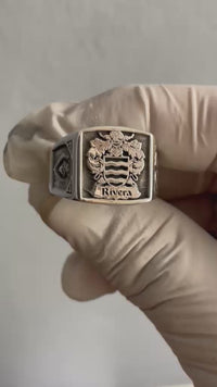 Anillo Escudo Legado — Family Crest Ring Silver 950