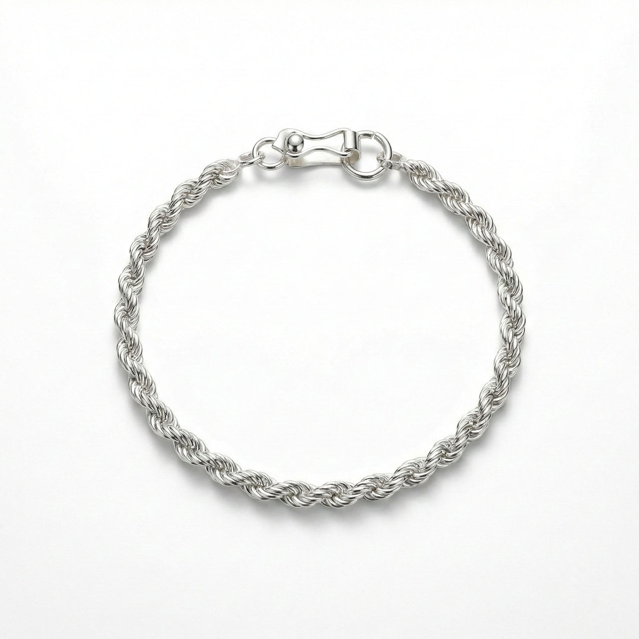 Rope Diario 2mm — Silver Rope Bracelet 950