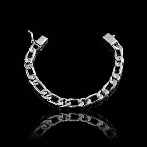 Pulsera de Plata 950 estilo 1x1