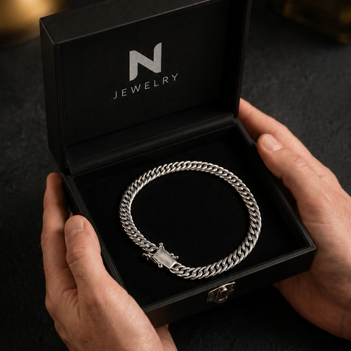 Cuban Mesh Balance 5mm — Silver Cuban Bracelet 950