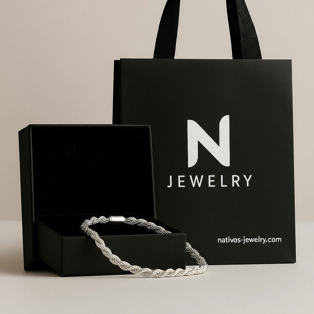 Rope Character — 3mm Silver Bracelet 950