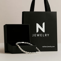 Thumbnail for Rope Character — 3mm Silver Bracelet 950