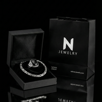 Thumbnail for Set Mónaco 3 mm + Anillo Ónix — Plata 950