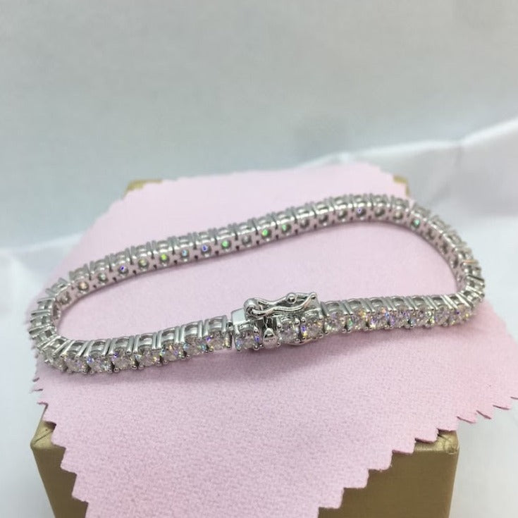 Pulsera Tenis Plata 950