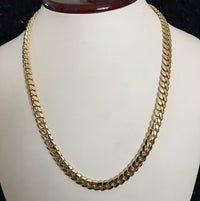 Thumbnail for Cadena Miami Cuban Link de Oro 18k 70 gramos 7mm 55cm