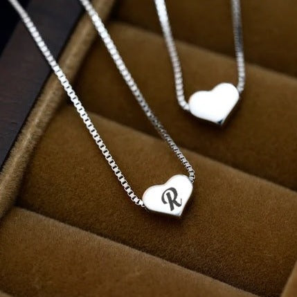 Collar de Plata 950 Heart