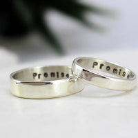 Thumbnail for Alianzas de Plata ley 950 Promise - nativosjewelry