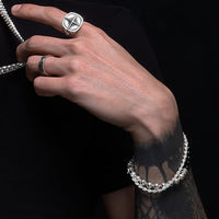Thumbnail for Compass — Anillo Plata 950 - nativosjewelry
