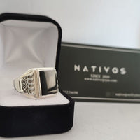 Thumbnail for Crowns — Anillo Plata 950 - nativosjewelry