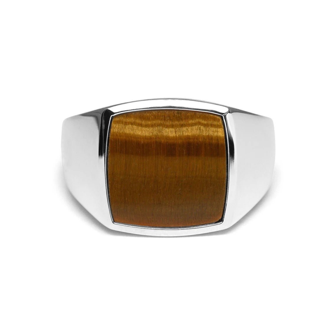 Ojo de Tigre — Anillo Plata 950 - nativosjewelry