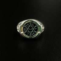 Thumbnail for Salomón Sabiduría — Anillo Plata 950 - nativosjewelry