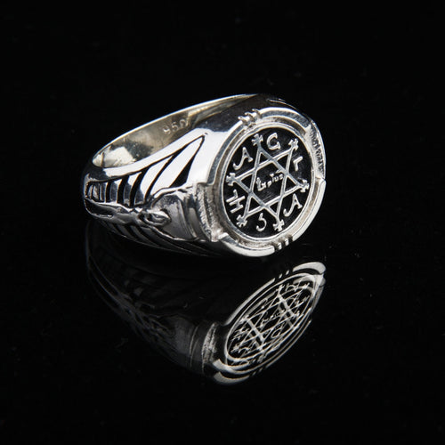 Salomón Sabiduría — Anillo Plata 950 - nativosjewelry