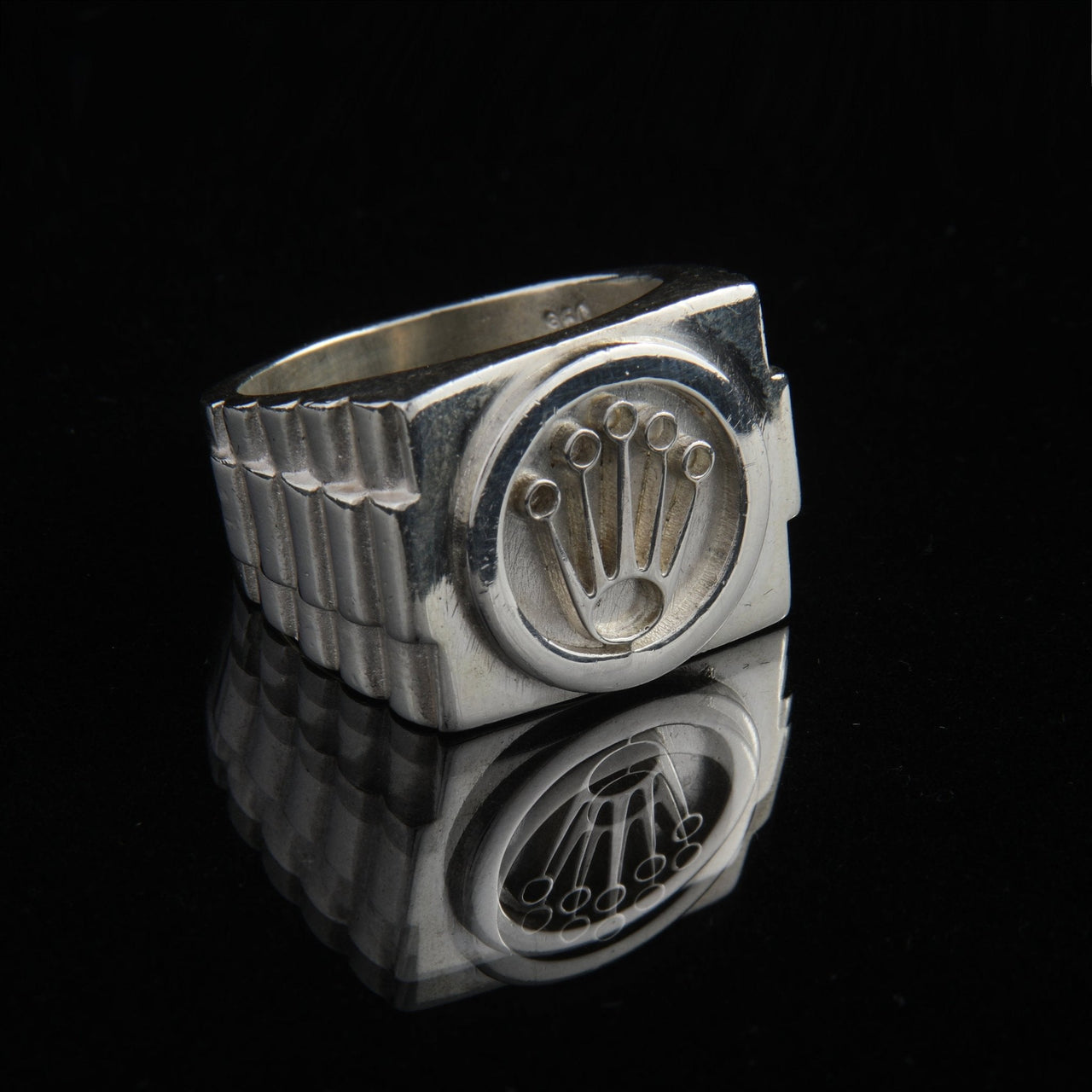 Clock’s — Anillo Plata 950 - nativosjewelry