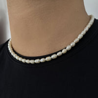 Thumbnail for Collar de Perlas de Rio con broche de Plata - nativosjewelry