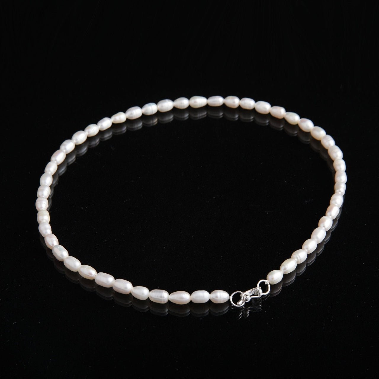Collar de Perlas de Rio con broche de Plata - nativosjewelry
