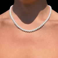 Thumbnail for Collar de Perlas Checas con broche de plata - nativosjewelry