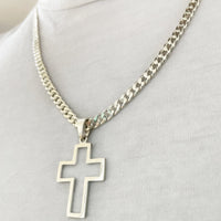 Thumbnail for Cadena y Cruz Order de Plata ley 950 - nativosjewelry